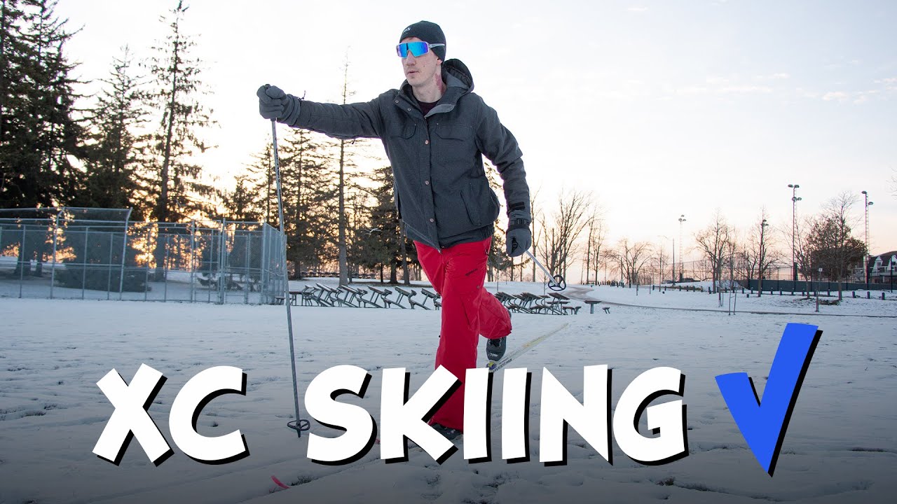 Trying out cross country skiing YouTube