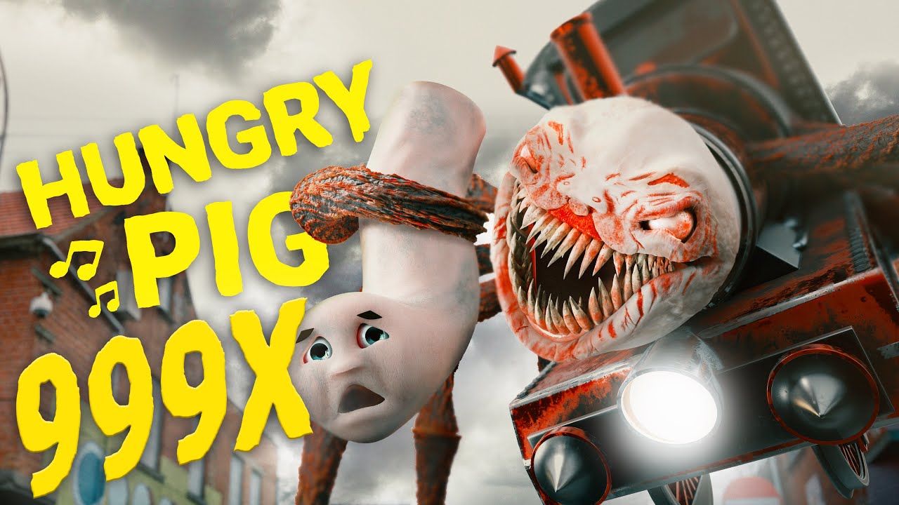 999X SPEED Choo Choo Charles   Hungry Pig official song