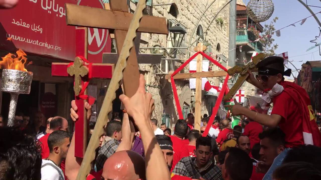 بيت لحم | الجزء الرابع من زفة النور المقدس من يوم سبت النور 2016 .