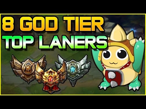 8 God Tier Top Laners For Low ELO | League Of Legends