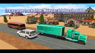 Crazy cargo truck drive: driving simulator screenshot 3