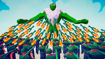 WHO CAN SURVIVE 50x ROCKET LAUNCHER? | TABS Totally Accurate Battle Simulator