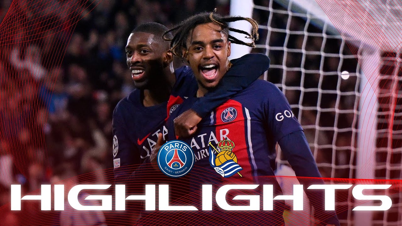 Video highlights for Paris Saint Germain 2-0 Real Sociedad