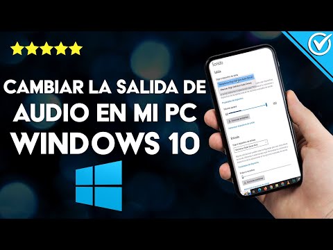 Cómo cambiar la salida de audio en mi PC WINDOWS 10 - De altavoces a auriculares