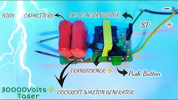 DIY Stun Gun⚡ from Mosquito Bat !!