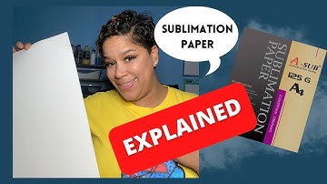 How Does Sublimation Paper Work? | Sublimation for Beginners | Sublimation Paper Inkjet Printer