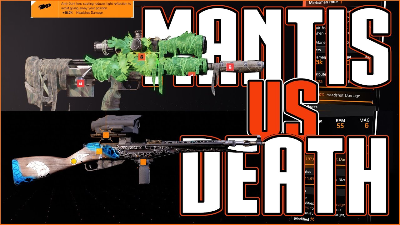 The Division 2 | The Mantis VS The White Death | Which Is Better? | Full Analysis