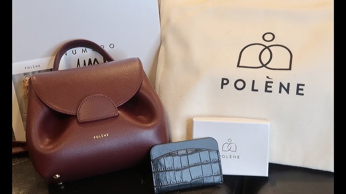 Polène | Bag - numéro Un Nano - Bordeaux Textured Leather