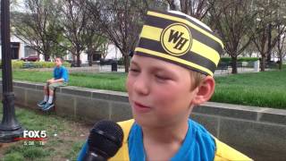 Boy walks 4,000 miles to help cure diabetes