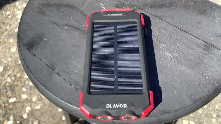 Blavor Model PN-W05 Solar panel didn't work 8-(   Review| Stacy Poulos Postcard Travelers
