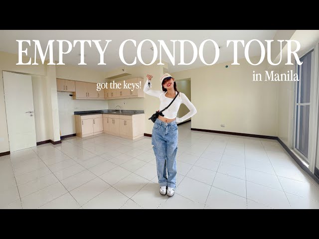 EMPTY CONDO TOUR | Moving in Manila, buying appliances and living alone, my plans class=