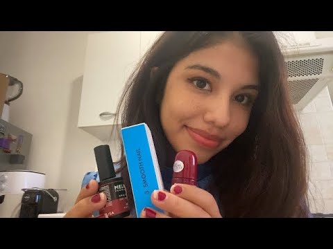 ASMR EN VIVO Haciéndome las uñas 💅🏼✨ (1/2)