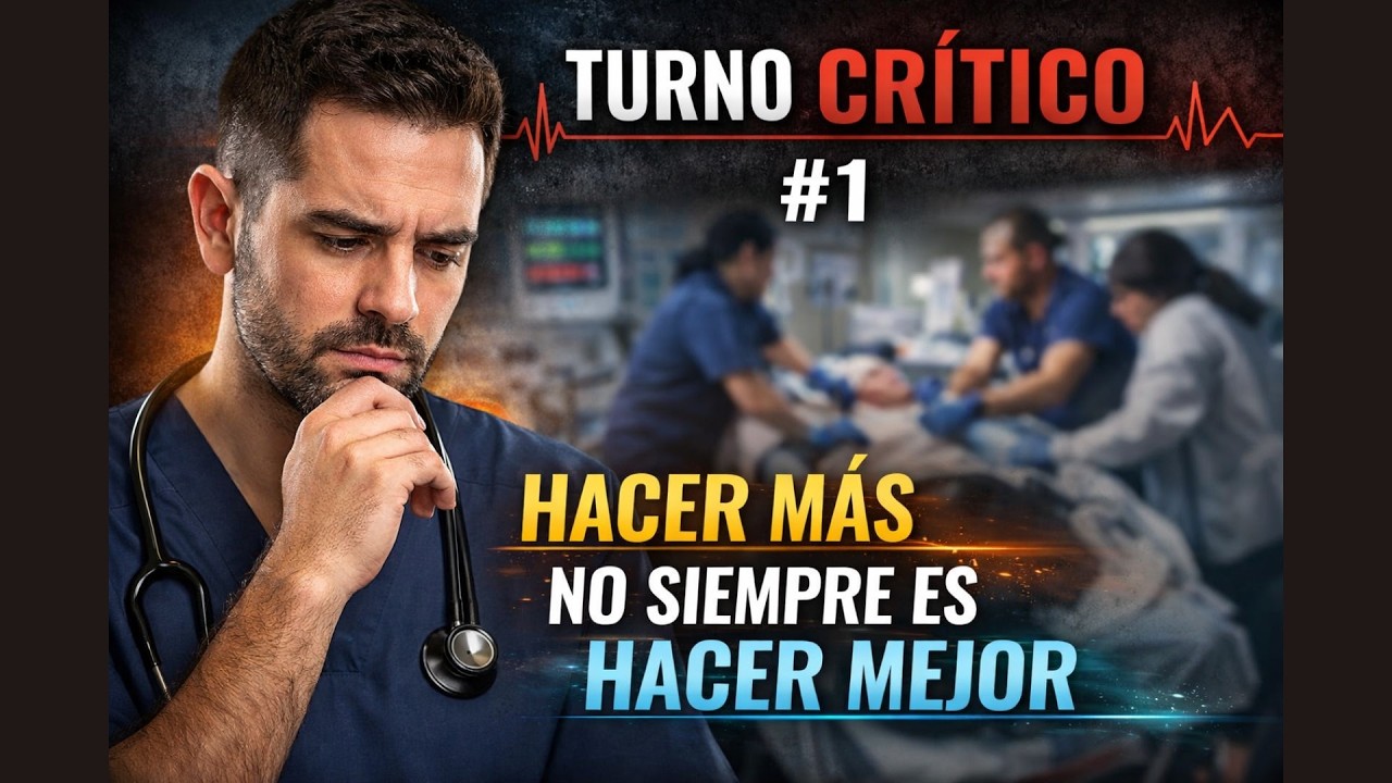 👉 Hacer más no siempre es hacer mejor en urgencias | Podcast Turno Crítico Ep. 1