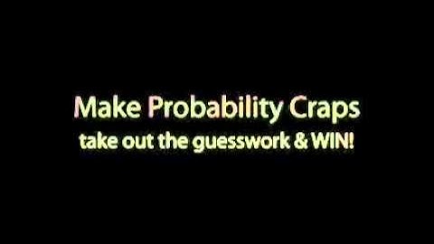 Probability Craps