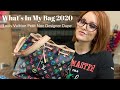 WHAT'S IN MY BAG 2020 | LOUIS VUITTON PETIT NOE MULTICOLOR DESIGNER DUPE FIND AT DHGATE