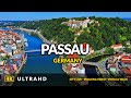 4K Passau Germany walking tour Bayern