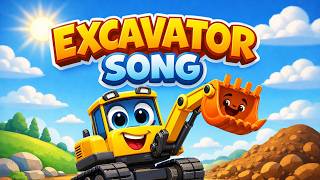 Excavator Song 🚜 Cars For Kids 🚗 Transportation Song 🚩 Nursery Rhymes &amp; Super Simple Songs