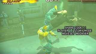 Tutorial How to use the Moveset Swap Player patch code Def Jam Fight for New York AetherSX2 screenshot 3