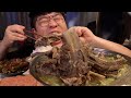 ASMR Mukbang 먹방창배 대왕갈비탕 압력밥솥의 마법 고추무침 스팸 대박 레전드 먹방 Galbi tang mukbang Legend koreanfood eatingshow r