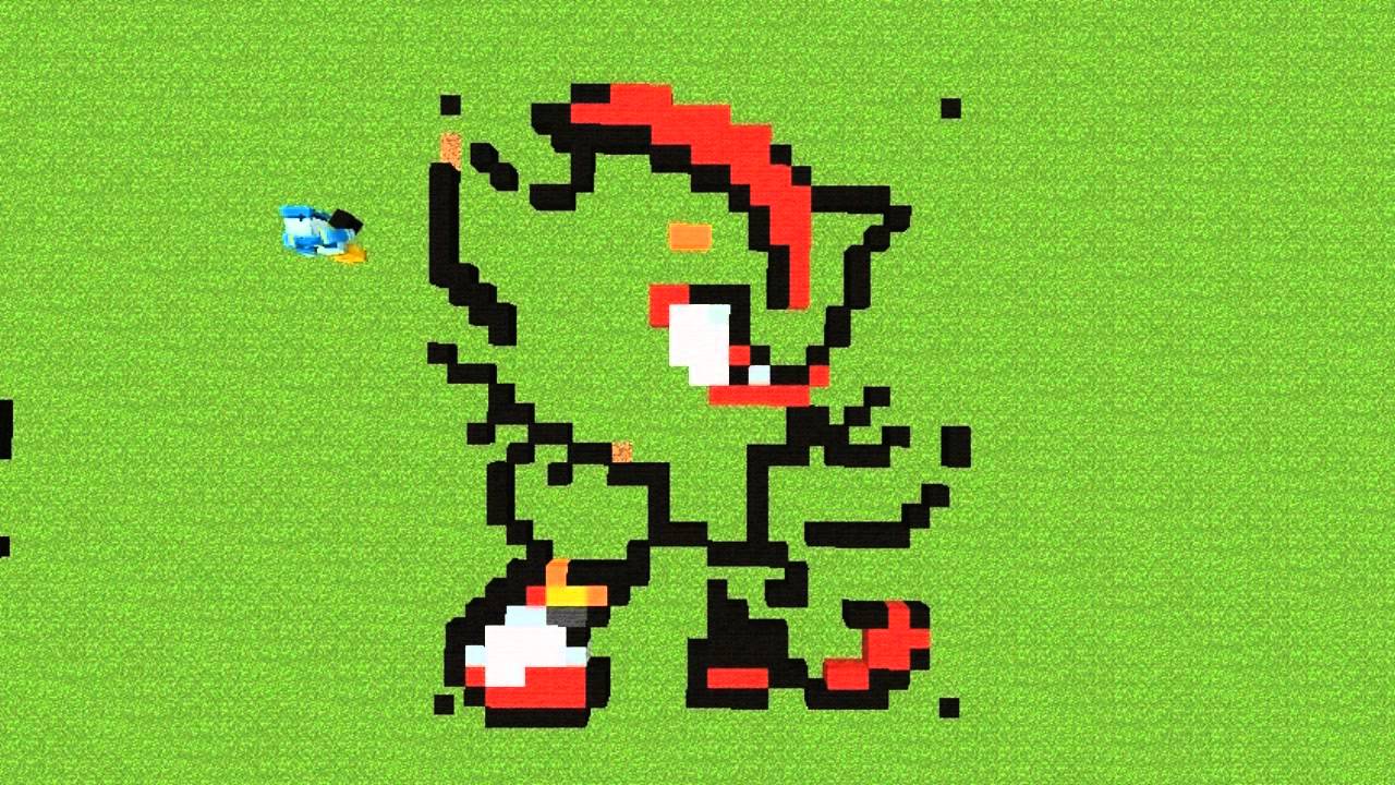 Pixel Art º 4 - Shadow the Hedgehog HD ^ ^ - YouTube