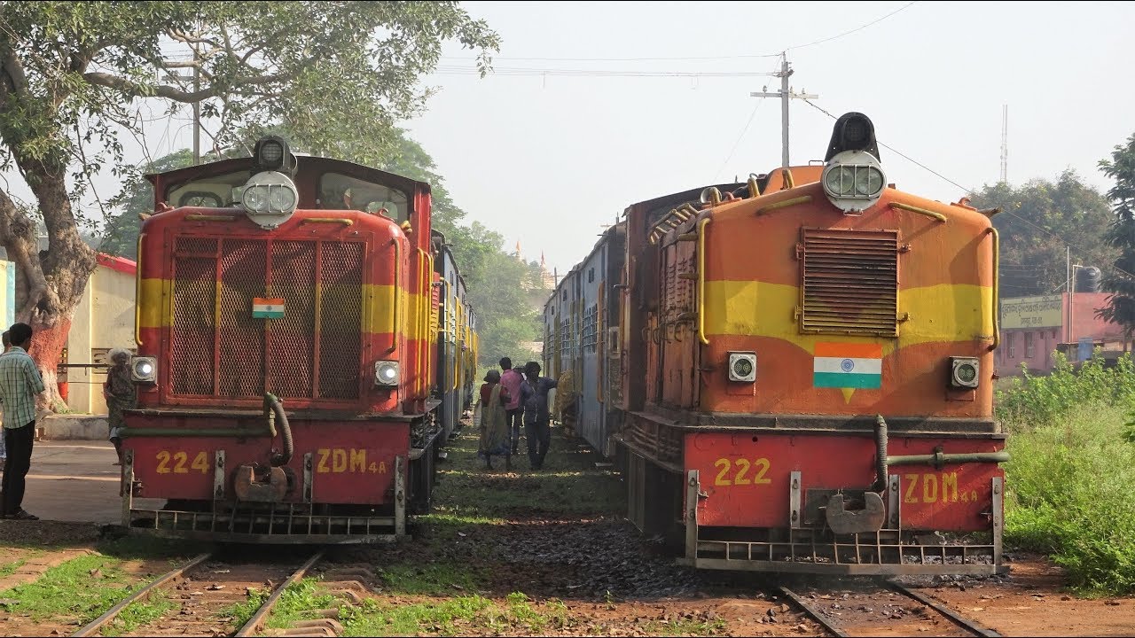 Narrow gauge train journey frrom Abhanpur to Rajim & return | Full coverage