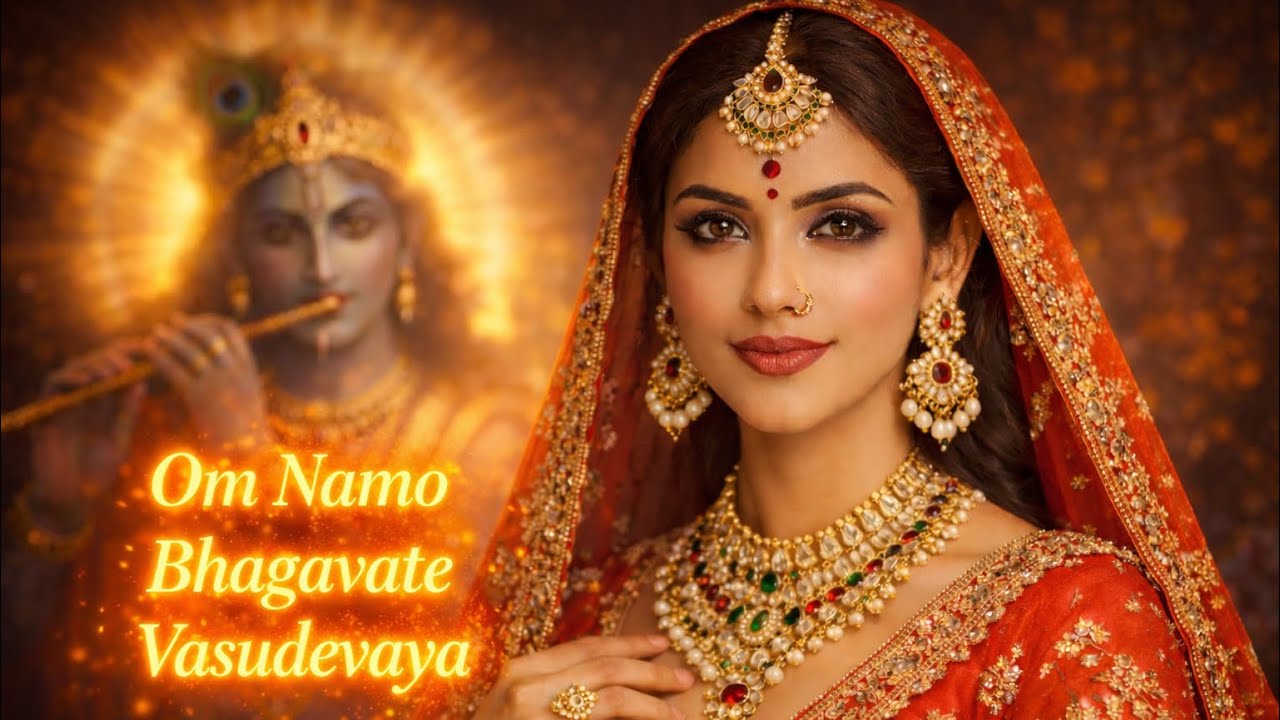 Om Namo Bhagavate Vasudevaya 🙏💙 | Complete Krishna Bhajan | Peace • Bhakti • Divine Calm