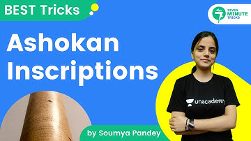Trick to learn Ashokan Inscriptions | GK/GS | Saumya Pandey