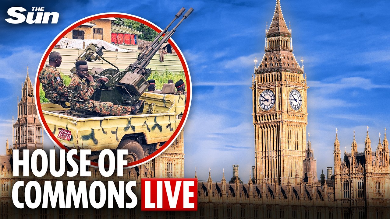 LIVE: House of Commons Holds Cabinet Office questions and Sudan  Urgent Question