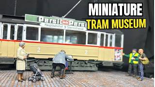Jai Construit Un Musée De Tramways Miniature Diorama Miniart 135