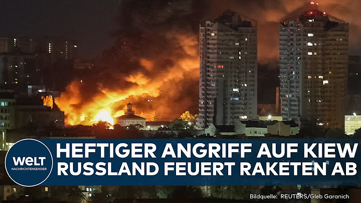 PUTINS KRIEG: Erneuter Angriff auf Ukraine! Russland feuert Raketen und Drohnen ab