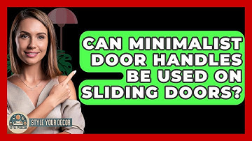 Can Minimalist Door Handles Be Used On Sliding Doors? - Style Your Decor