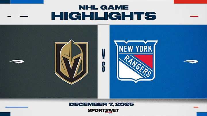 NHL Highlights | Golden Knights vs. Rangers - December 6, 2025