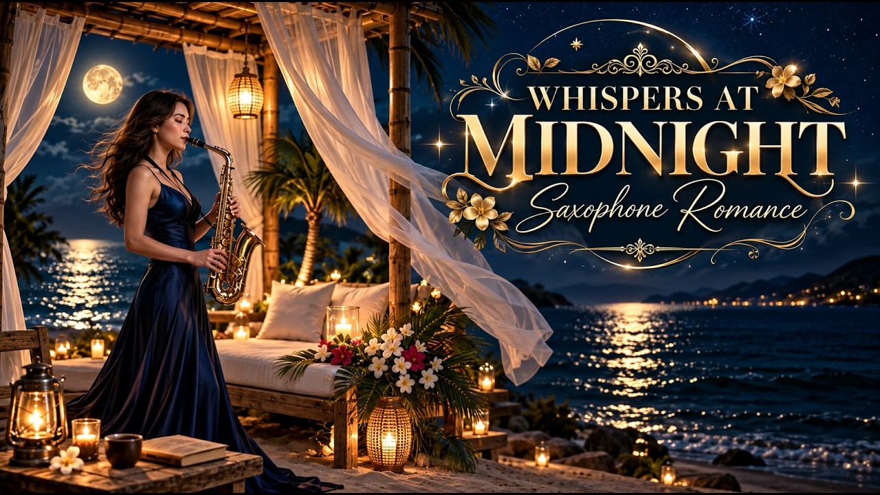 Whispers at Midnight | Romantic Saxophone Music for Two - YouTube