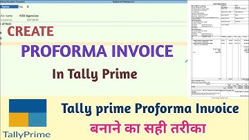 Proforma Invoice in Tally Prime l Automatic create Sale invoice against Proforma invoice।