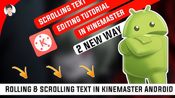 How to add scrolling text with kinemaster | Kinemaster rolling text editing tutorial |