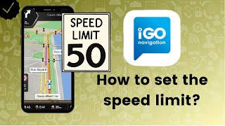 How to set the speed limit to be always visible in IGO Navigation? screenshot 5