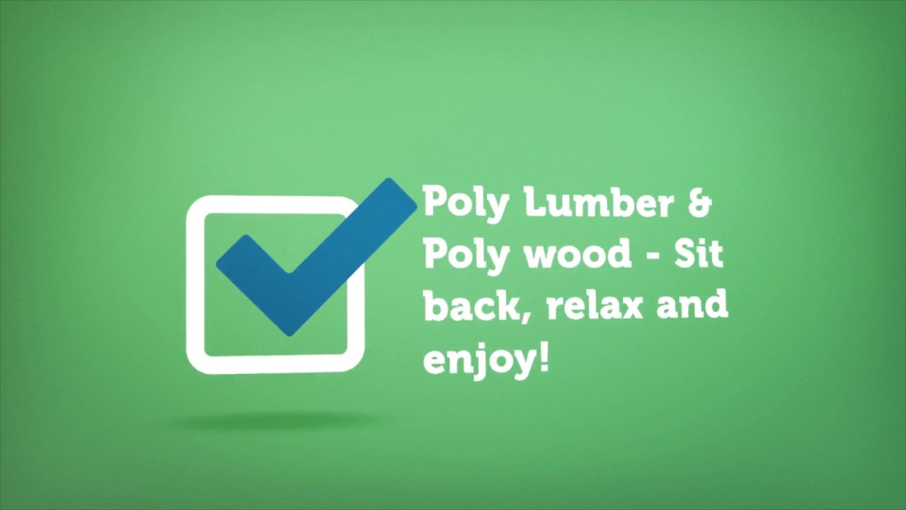 Polywood Furniture Premium Poly Patios (8779041234) YouTube