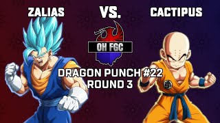 Zalias vs. Cactipus - DPO #22 | Dragon Ball FighterZ Round 3