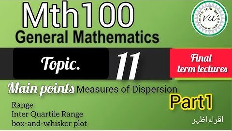 mth 100 topic 11||mth 100 lecture 11 ||#mth100 || mth100 ||