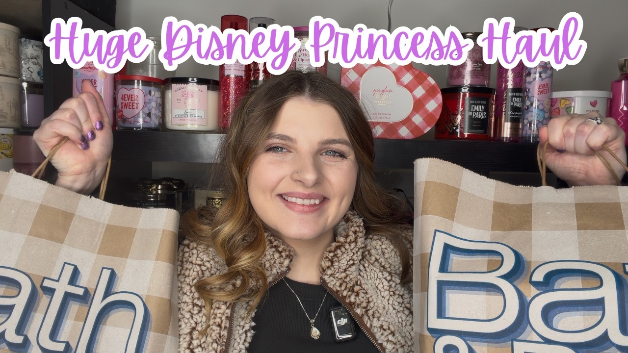 Huge Bath and Body Works Disney Princess Collection Haul!!