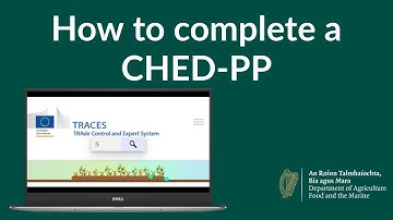 How to create a CHED-PP - how to complete Common Health Entry Document for plants and plant products