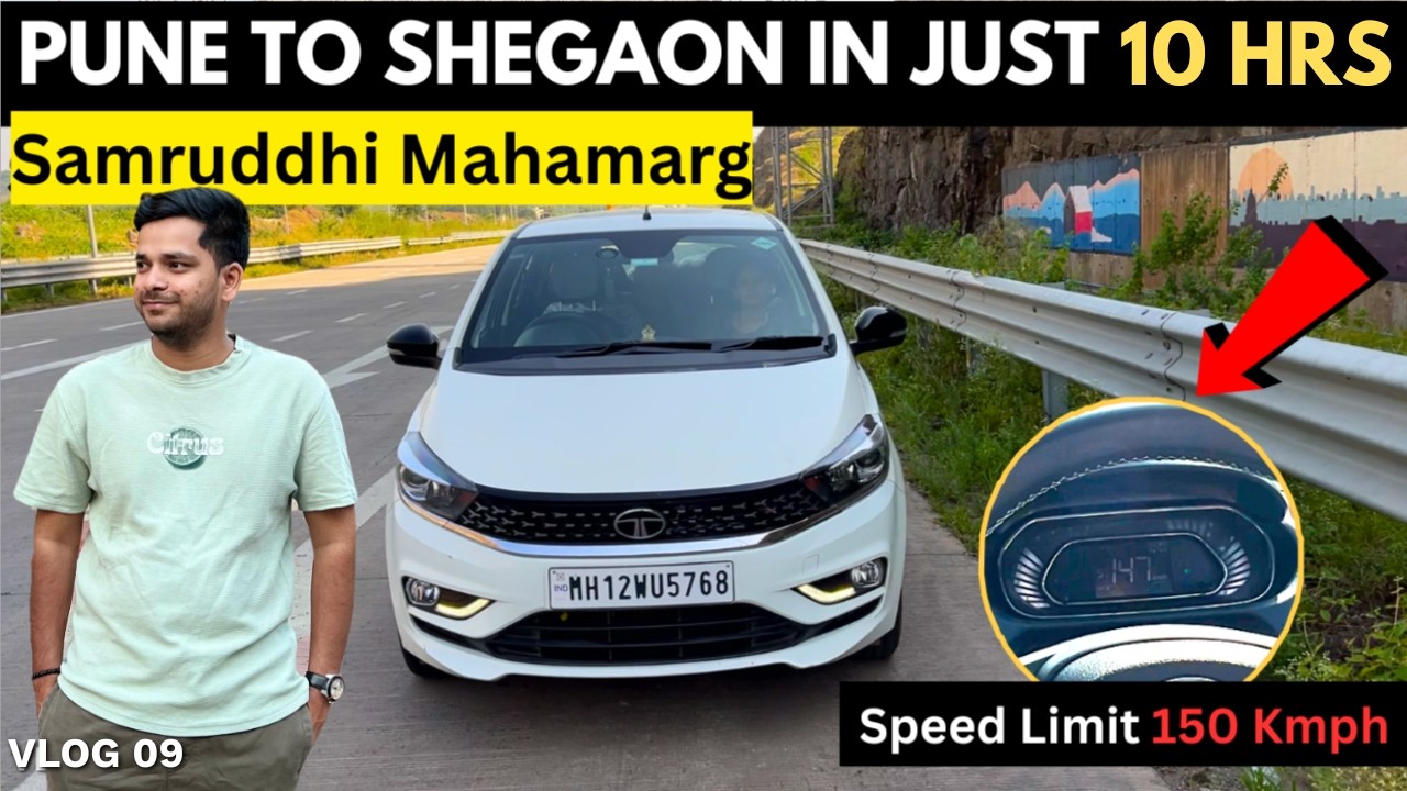 Pune To Shegaon 550 KMS Non Stop In 10 HRS | Samruddhi Mahamarg The Autoban of India | Ep-1