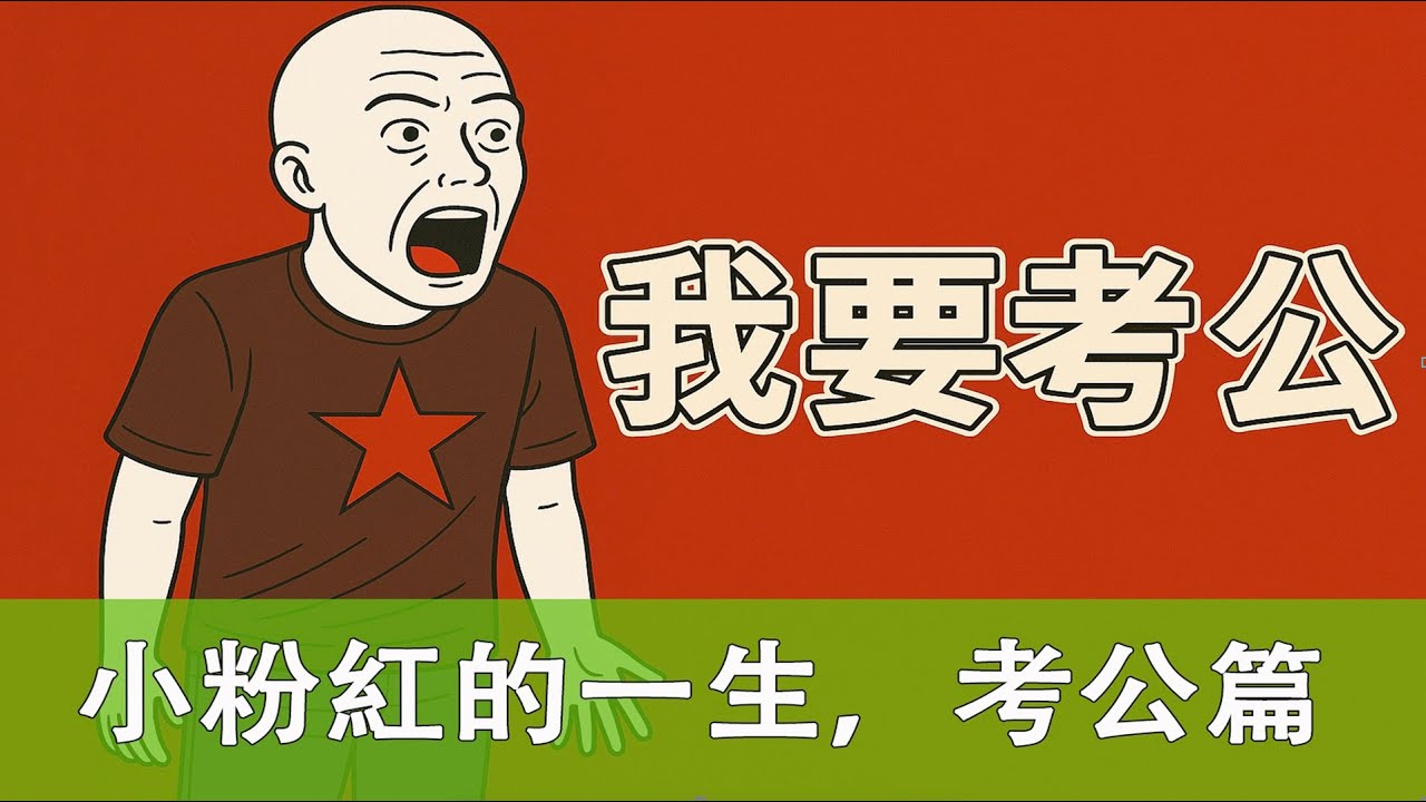 小粉紅的一生之我要考公｜wojak｜猴子不是悟空｜