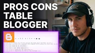 How to Add a Pros and Cons Table to Blogger [2026] | Step-by-Step