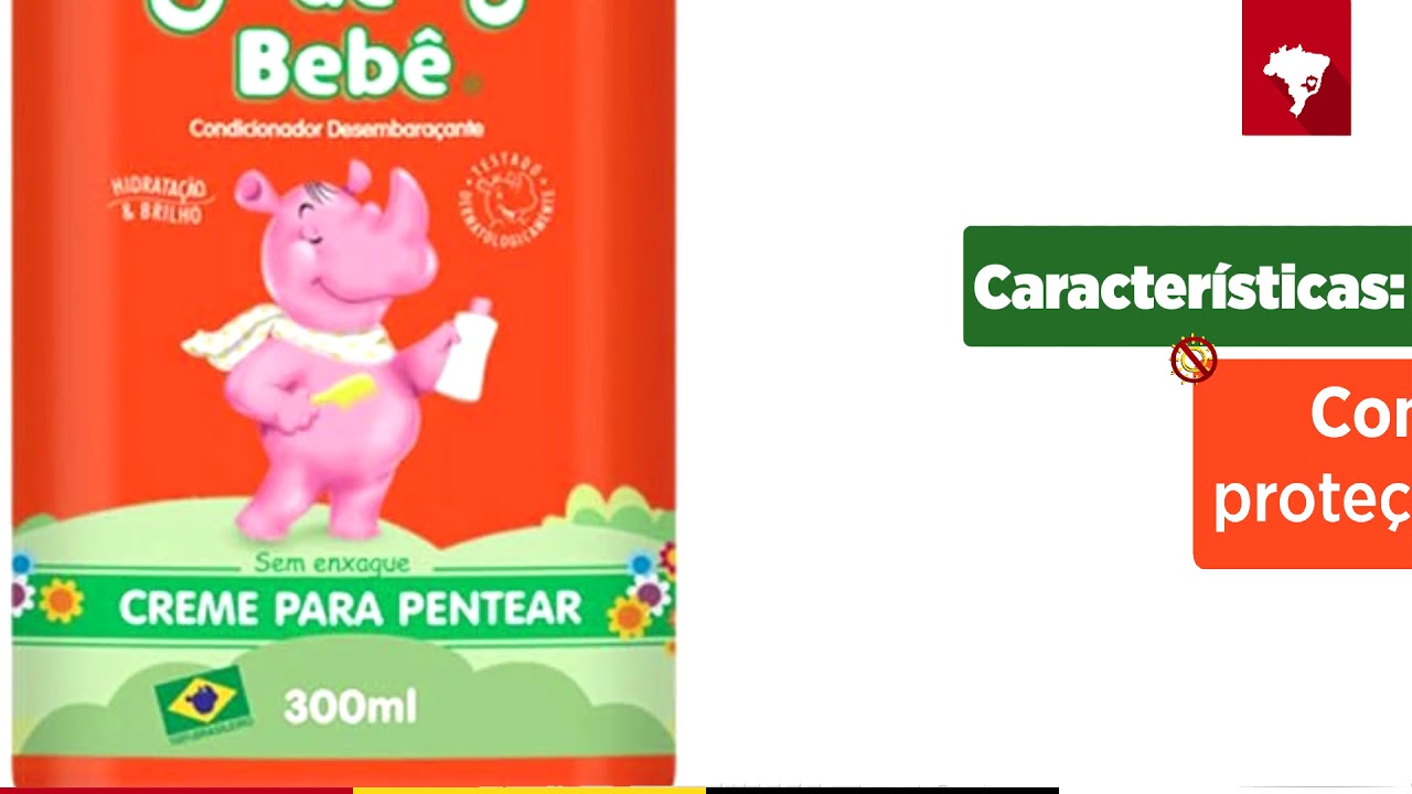 Creme Para Pentear Cheirinho De Bebe 300ml Drogaria Minas Brasil Youtube