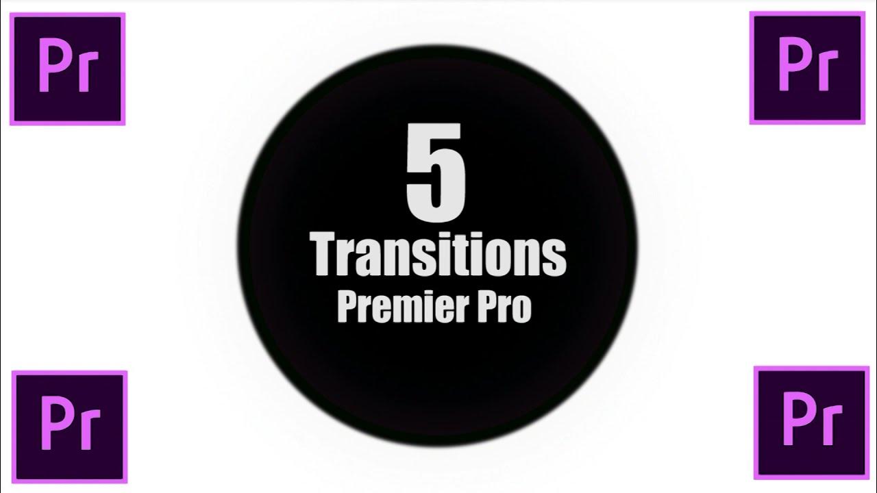 Adobe Premier Pro Green Screen transitions Set Top 5 linear