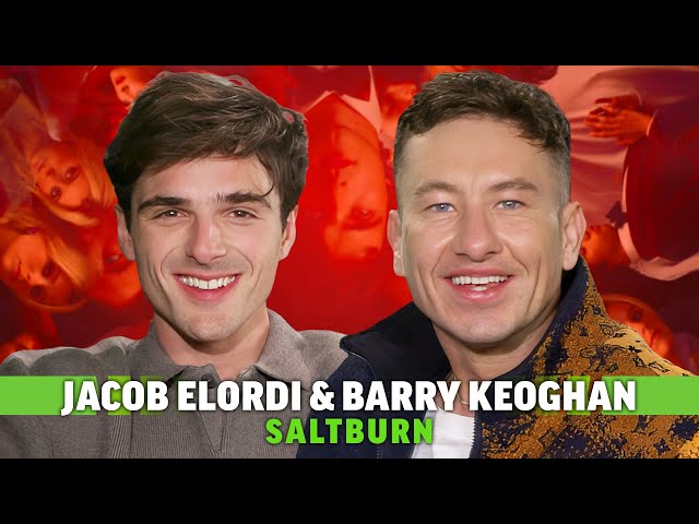 Saltburn Interview - Jacob Elordi & Barry Keoghan