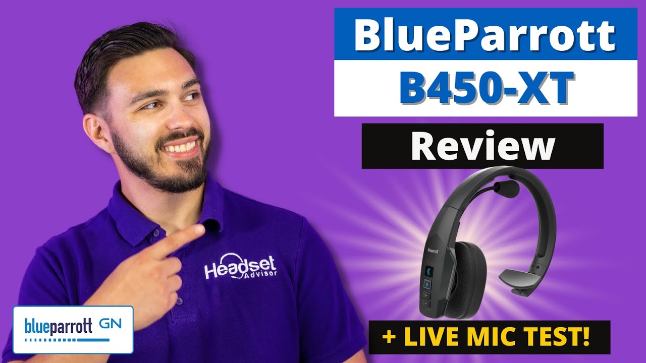  BlueParrott S450-XT Voice-Controlled Bluetooth Headset