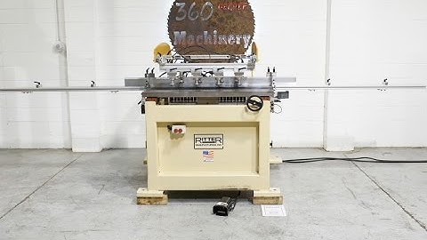 RITTER R246 DUAL HEAD LINE BORING MACHINE
