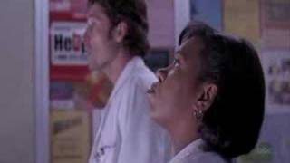 Grey's Anatomy - Derek and Miranda in the elevator